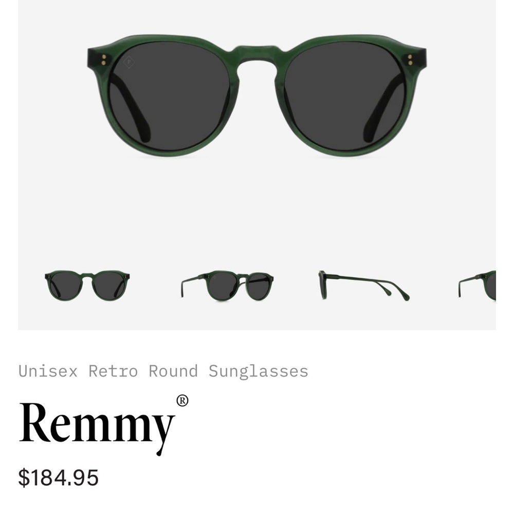 Raen Remmy sunglasses.  Great condition   Blue-Grey frames with smoke lenses